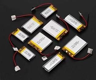 Pouch polymer cells in a range of sizes and capacities.