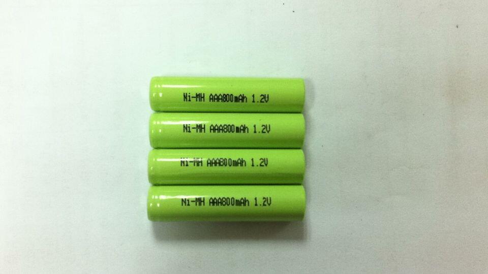 Nickel-Metal Hydride (NiMH) — AAA 800 mAh / 1.2 V cell